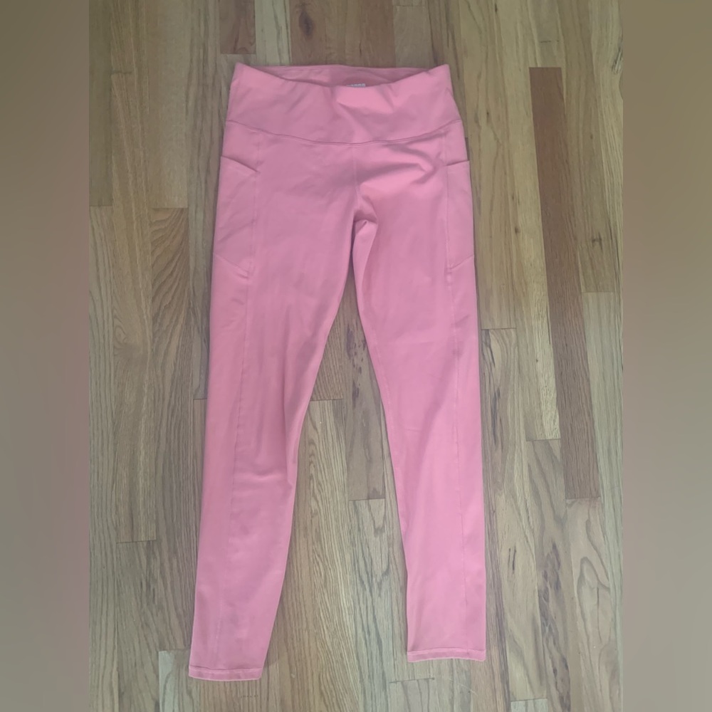 HOFI high waist yoga pants. Pockets. Tummy control. L